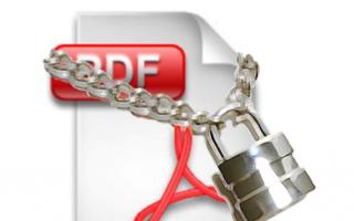 PDF Password Remover Free – программа для снятия пароля к PDF документам