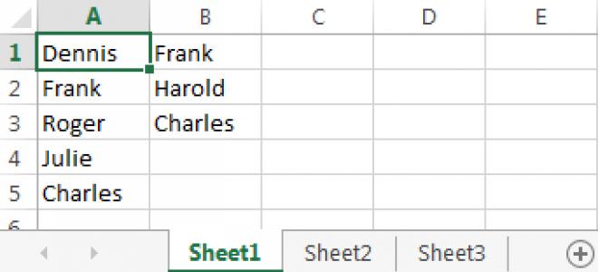Как сравнить два столбца в Excel на совпадения