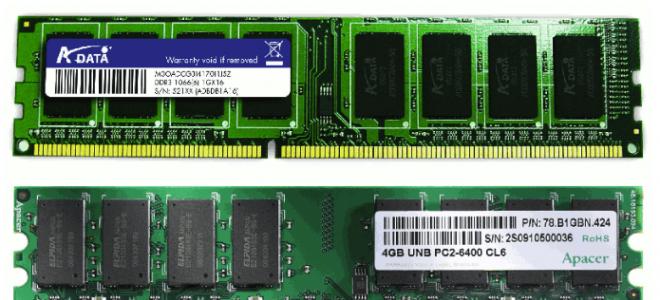 RAM-i i kompjuterit - si të rritet saktë vëllimi - ddr2 dhe ddr3