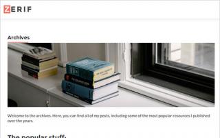 Krijimi i një faqeje të personalizuara të arkivave në WordPress Detajet e shqyrtimit të arkivit php